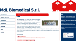 Desktop Screenshot of mdlbiomedical.it